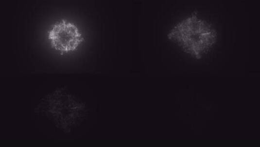 黑色背景粒子特效高清在线视频素材下载