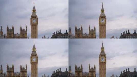 英国伦敦城市延时摄影高清在线视频素材下载