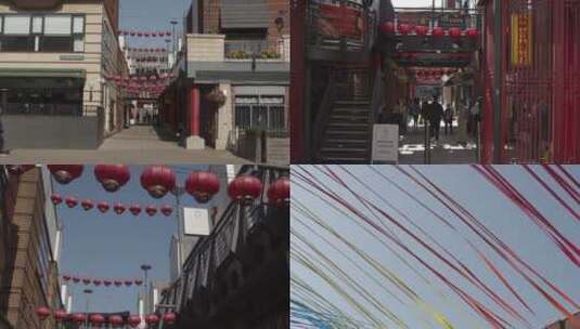 春节街道高清在线视频素材下载