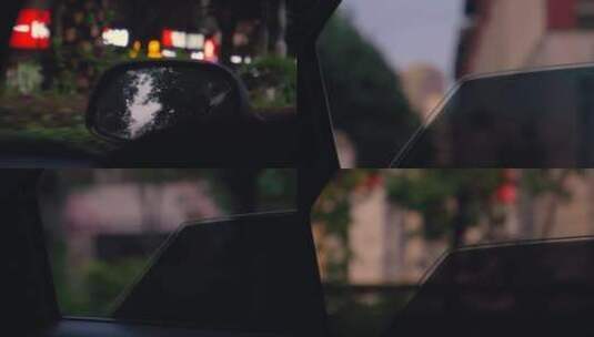 汽车行驶中车窗玻璃视频素材高清在线视频素材下载