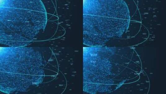 三维科技地球高清在线视频素材下载