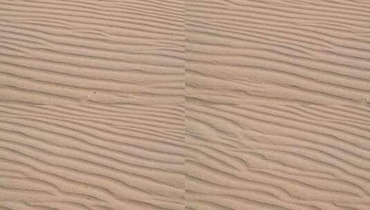 沙漠沙丘表面平行沙纹线高清在线视频素材下载
