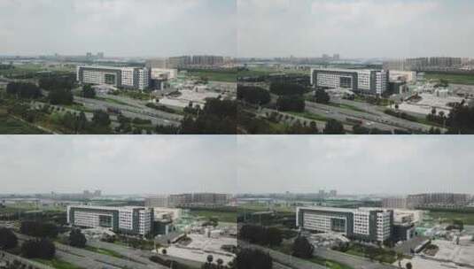 长春北湖新区建筑交通城市景观高清在线视频素材下载
