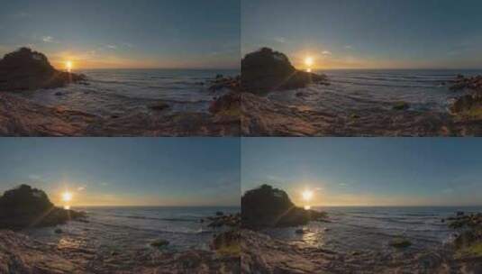 日出 海面 太阳升起高清在线视频素材下载