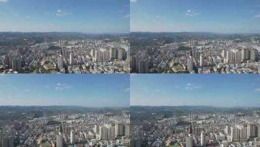 贵州黔东南凯里城市风光航拍高清在线视频素材下载