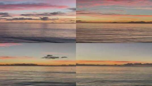 日落 海洋 天空 黄昏 夕阳高清在线视频素材下载