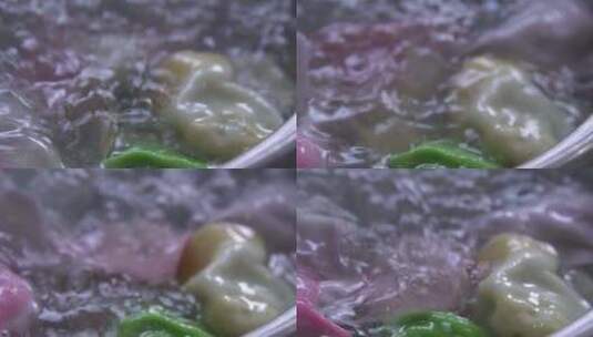 水煮饺子高清在线视频素材下载