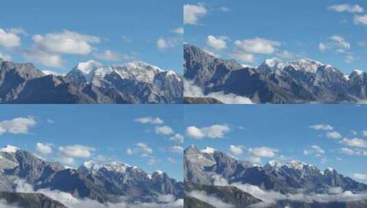 雅拉雪山高清在线视频素材下载