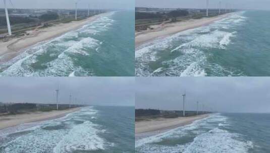 海岸海浪高清在线视频素材下载