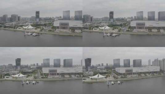 滨海新城新建设游艇长乐高清在线视频素材下载
