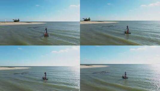 海南文昌海边椰林火箭发射高清在线视频素材下载