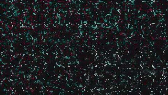 数字点背景技术蓝色点墙高清在线视频素材下载