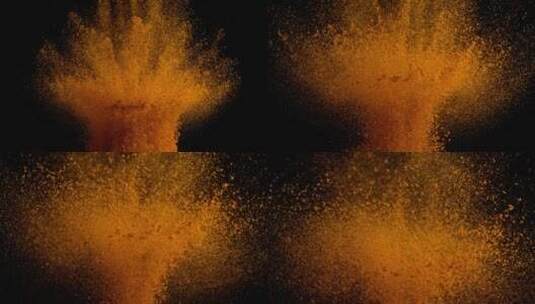 2.5K高速摄影辣椒粉爆炸高清在线视频素材下载