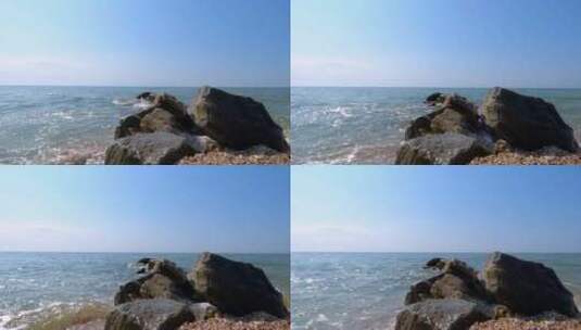高清实拍美丽海景的视频高清在线视频素材下载