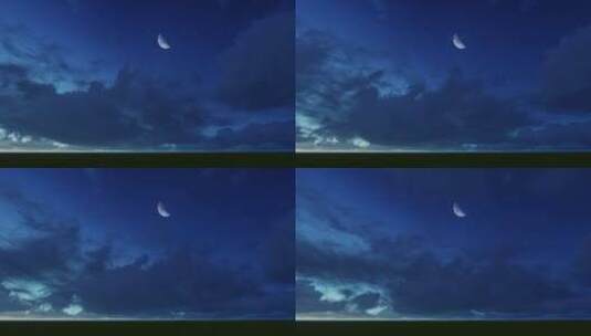夜晚天空高清在线视频素材下载
