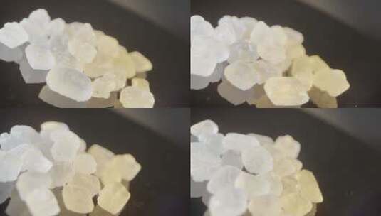 微距调味品冰糖高清在线视频素材下载