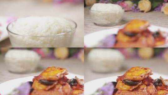 【镜头合集】主食大米饭高清在线视频素材下载