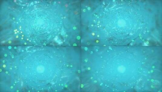 3D渲染抽象概念彩色微观粒子分子原子运动高清在线视频素材下载
