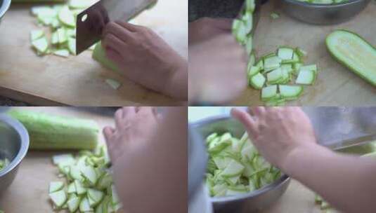 做饭切菜高清在线视频素材下载