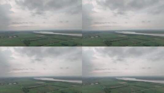云雾缭绕的黄河母亲河高清在线视频素材下载