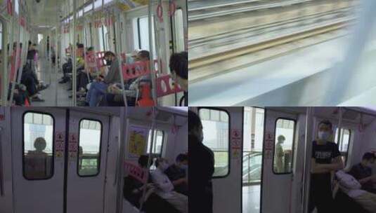 重庆轻轨地铁一号线高清在线视频素材下载