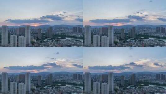 杭州立交桥城市风光高清在线视频素材下载