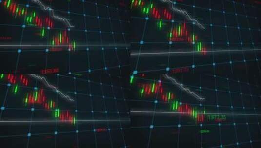 金融股票K线指数证券市场交易视频98高清在线视频素材下载