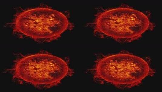 太阳火球高清在线视频素材下载