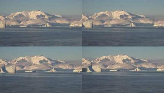 冰山河流景观高清在线视频素材下载
