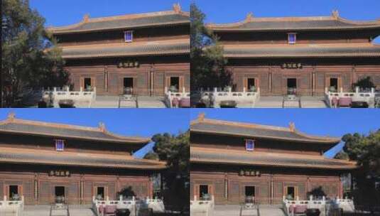 北京4K拍摄北海公园大慈真如宝殿高清在线视频素材下载