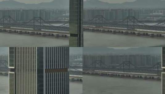 彭埠大桥高清在线视频素材下载