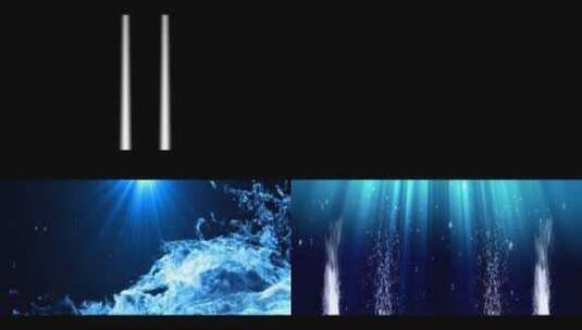 水之灵互动视频秀 水之灵人屏互动秀高清在线视频素材下载