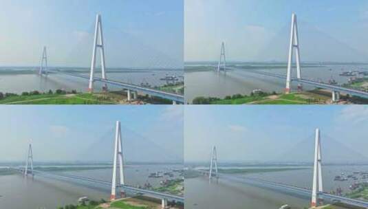 武汉青山大桥近景高清在线视频素材下载
