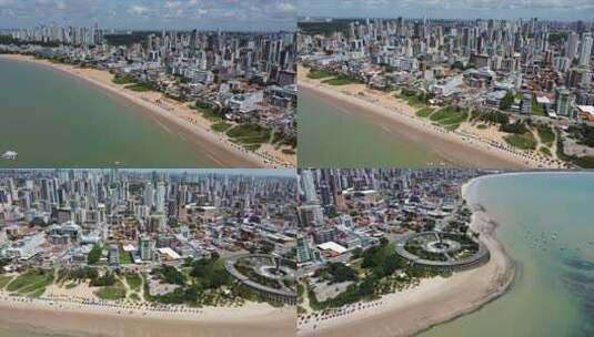 巴西著名城市若昂·佩索阿高清在线视频素材下载