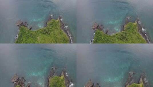 大海和山川的特写高清在线视频素材下载