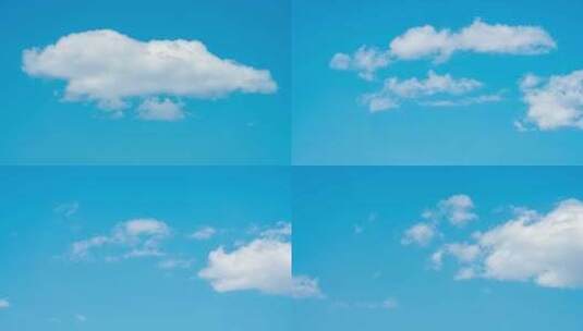 天空 蓝天白云 梦幻童话 一朵云高清在线视频素材下载