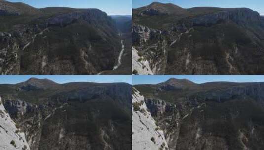 The Verdon Gorge，上普罗旺斯阿尔卑斯，法国高清在线视频素材下载