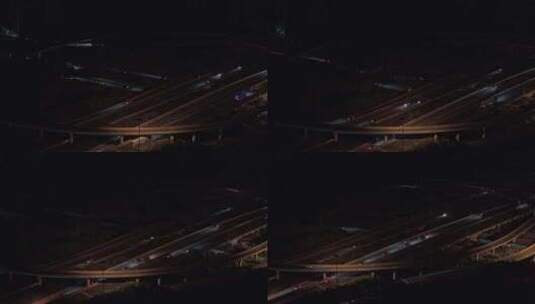 航拍车辆交通运输高速行驶高清在线视频素材下载