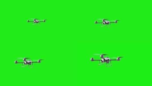 无人机飞行三维模拟的场景高清在线视频素材下载