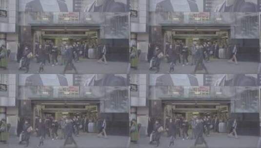 涩谷车站高清在线视频素材下载