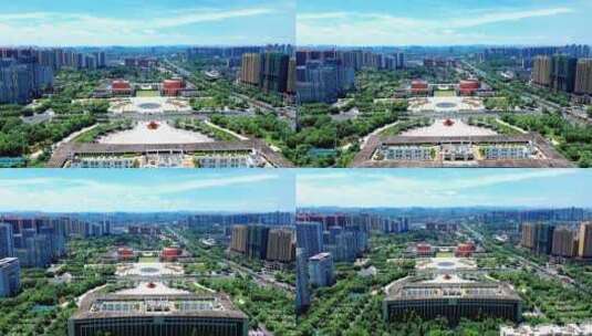 广西玉林城市航拍视频高清在线视频素材下载