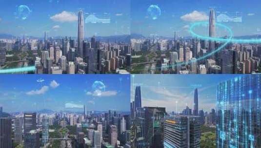 科技城市高清在线视频素材下载
