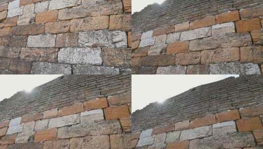 北京明长城遗址历史遗迹残破城墙高清在线视频素材下载