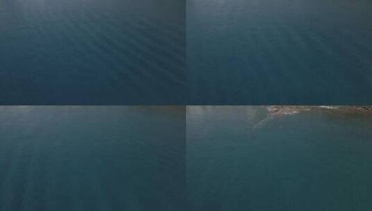 静谧的海洋海面忧郁的海洋蓝高清在线视频素材下载