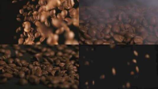 咖啡豆朋友圈创意小视频咖啡豆小视频展示高清在线视频素材下载