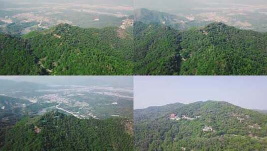 航拍揭阳黄岐山 揭阳八景 揭阳航拍高清在线视频素材下载