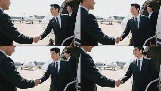 商务合作握手企业成功概念视频高清在线视频素材下载