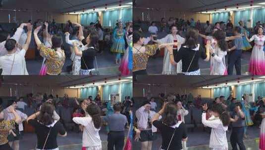 莎车县 十二木卡姆演艺中心 十二木卡姆表演高清在线视频素材下载