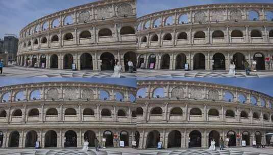 中国澳门特别行政区渔人码头高清在线视频素材下载