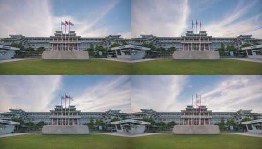 北京国家图书馆4K延时视频高清在线视频素材下载